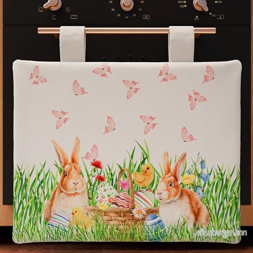 PETTI Artigiani Italiani Påskugnsskydd, Digital Bunny Tryck, 100% Tillverkad i Italien 8053687762176