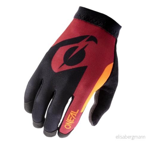 O'NEAL Cykelhandske Motocrosshandske MX MTB DH FR Downhill Freeride Vår lättaste och mest bekväma handske, Nanofront® handavsnitt AMX handske Vuxna Röd orange Storlek L 4046068562513