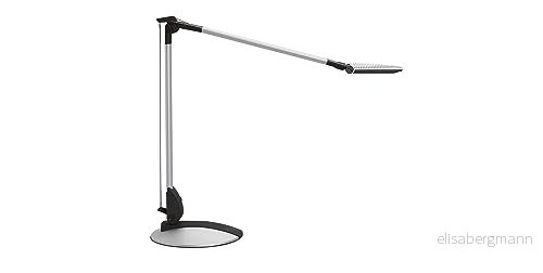 LED skrivbordslampa MAULoptimus, silver, stativ 4002390064620