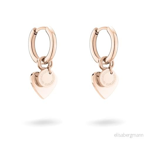 Kärleksbarn Berlin örhängen LJ 1596 E 21 IP roséguld, 1,8 cm, Rostfritt stål, Ingen ädelsten 4035608768140