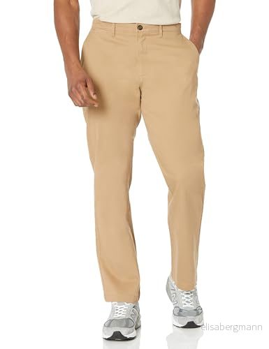 Amazon Essentials herr klassisk passform vardaglig stretch chinos byxa, mörk kakibrun, 34 B x L 191770595152