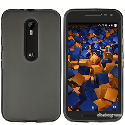 mumbi fodral till Motorola Moto transparent svart G 3 4251077239664