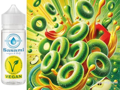 Äppelringar smakkkoncentrat Vegansk Sasami 10ml 4251000354662