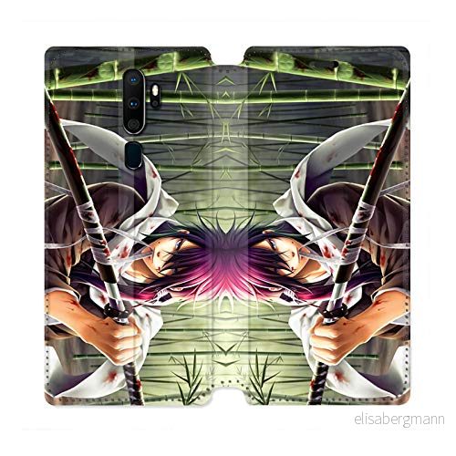 Läderfodral plånbok för Oppo A9 (2020) Manga Bambu 3614848022895