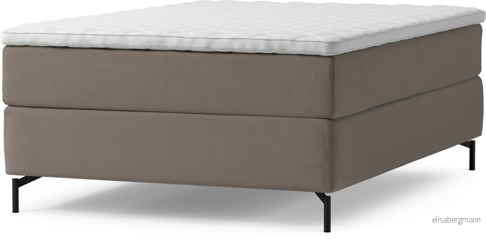Delux Dream Kontinentalsäng, enkelsäng 140 cm med bäddmadrass och sängben RgH4f
