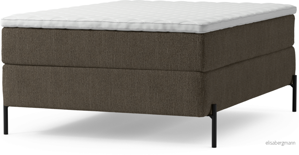 Delux Dream Kontinentalsäng, enkelsäng 140 cm med bäddmadrass och sängben wSfKp