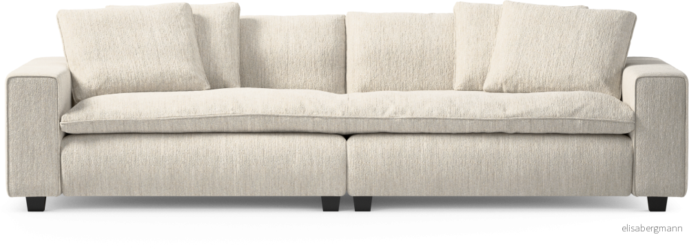 Bellora 4-sits soffa, hel dyna 1e1oX