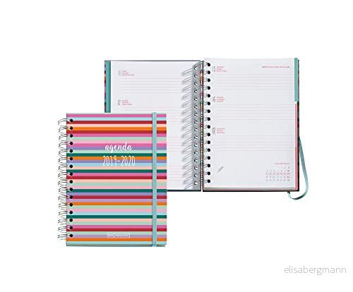 Miquelrius skolkalender lavendelfärger 8422593270646