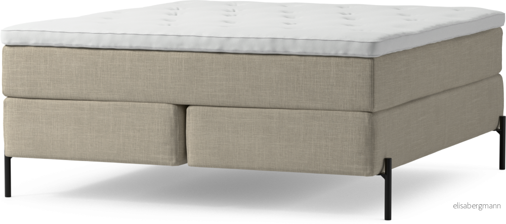 Delux Dream Kontinentalsäng, dubbelsäng med bäddmadrass och sängben pT6cx
