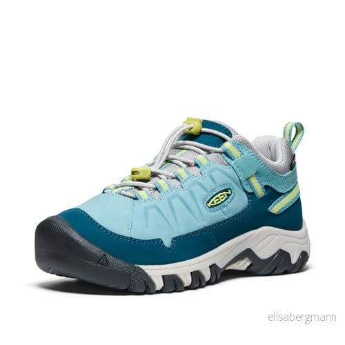 KEEN Targhee 4 låga vattentäta vandringskängor, Reef Waters Daiquiri Grön, 37 EU 195208570568