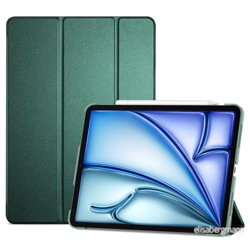 ProCase Fodral till iPad Air 5:e 2022 / 4:e 2020 10,9 tums, Slimmat Skyddsfodral Smart Folio Book Cover Case Midnattsgrön 4259405525908