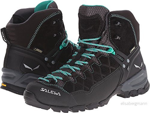 Salewa WS Alp Trainer Mid Gore TEX trekking och vandringskängor, Black Out/Agata, 42 EU 4053865373242