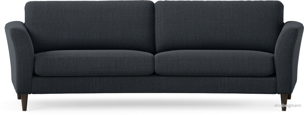 Bridge 3-sits soffa svängd f3x7l