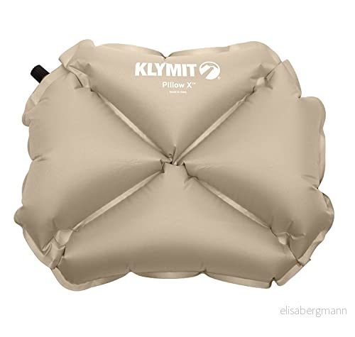 Klymit Kudde X Uppblåsbar camping och resekudde, prärievargvargvargvargvarg 846647002768