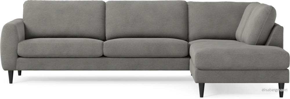 Bridge 3-sits soffa med divan höger QmH6p