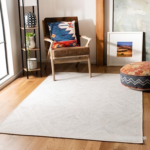 Safavieh Kalina Kilim område matta, KLM516G 4 P 121 X 182 cm Ivory/Ivory 889048048379