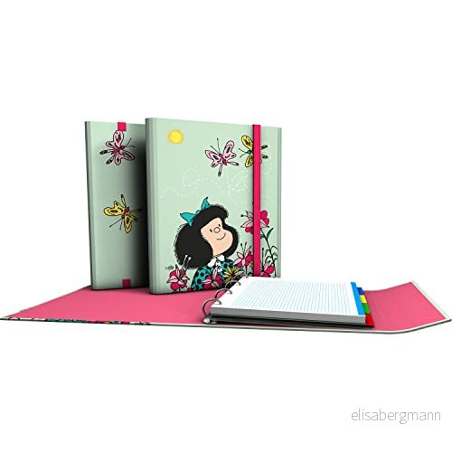Grafoplás Mapp med ersättning och lapel Inkluderar separatorer 4 D ringar 25mm Carpeplus Mafalda Spring Design FSC certifikat 8413623058129