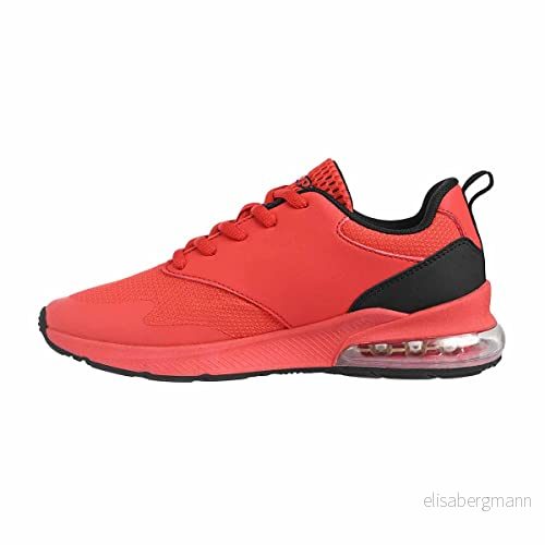 Kappa Myagi Jr Lace, Unisex Vuxen, röd svart, 39 EU 8058188583763