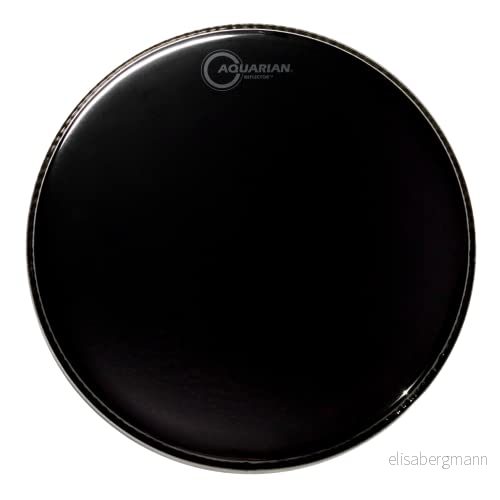 Aquarian REF12 reflektorserie 30 cm trumhuvud svart spegelfinish 659007013133