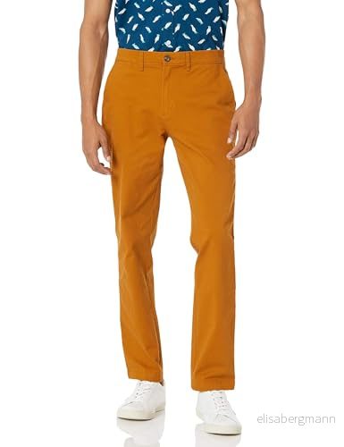 Amazon Essentials mäns slim fit casual stretch chinos byxa, muskott, 34 W x 32 L 195111333793