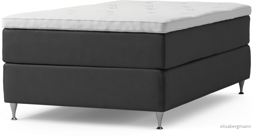 Delux Dream Kontinentalsäng, enkelsäng 120 cm med bäddmadrass och sängben t3Nxc