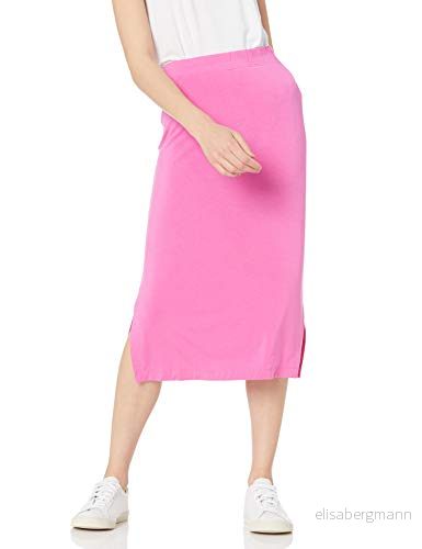 Amazon Essentials stickad midikjol för kvinnor (finns i plusstorlek), Ljusrosa, M 195111312118