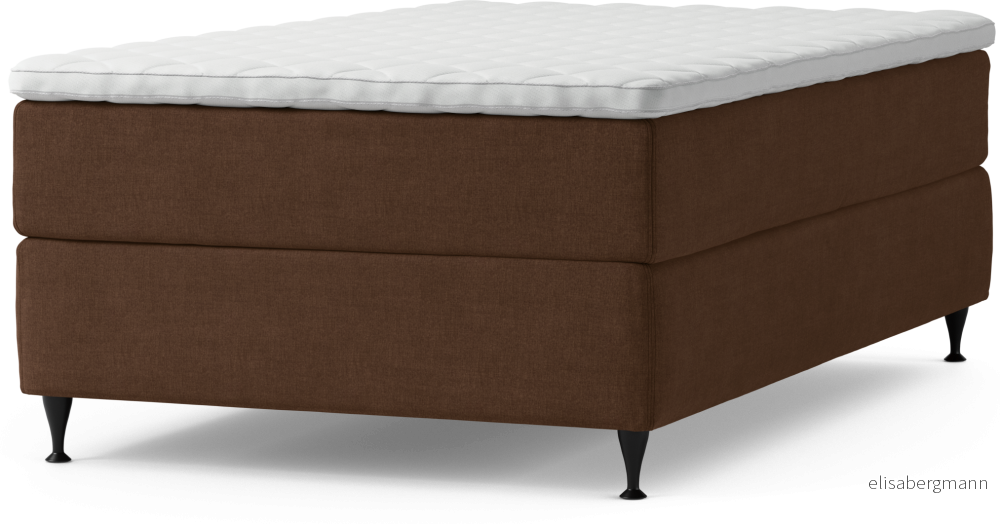 Delux Dream Kontinentalsäng, enkelsäng 120 cm med bäddmadrass och sängben ZstjF