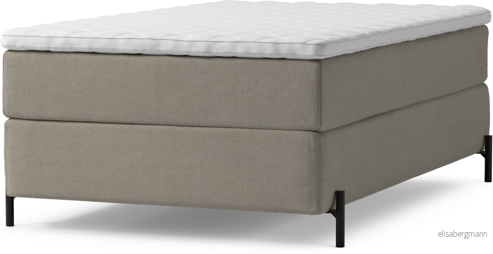 Delux Dream Kontinentalsäng, enkelsäng 120 cm med bäddmadrass och sängben vJGnd