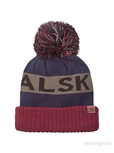 SEALSKINZ, Foulden, Vattenavvisande Kallväder Unisex Mössa med Tofs, Lätt och Andningsbar 5055754446708