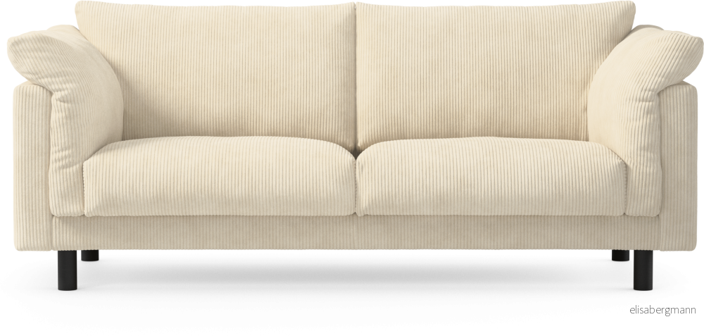 Cherrie 2,5-sits soffa, fast klädsel GQAwx