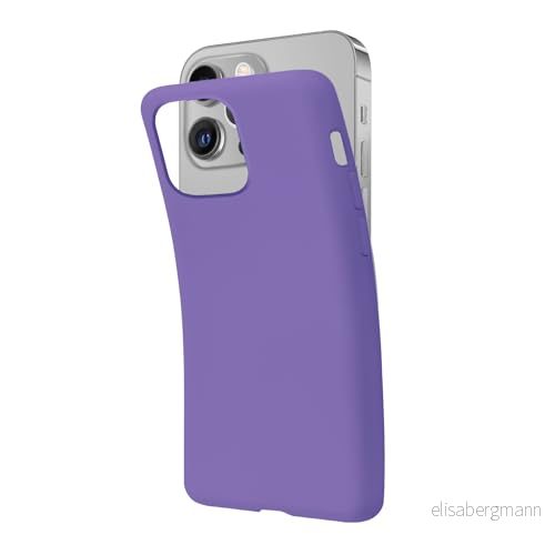 SBS Skal till iPhone 13 Pro lila Pantone 2088 C, mjukt och flexibelt reptåligt fodral, tunt bekvämt att hålla i fickan, kompatibelt fodral med trådlös laddning 8018417403125