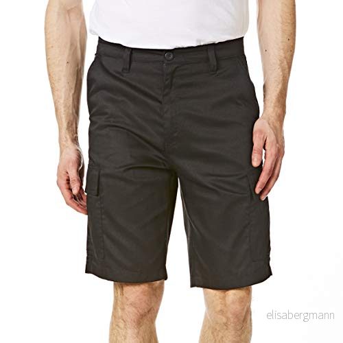 Iron Mountain IMSHO226 Män arbete cargo allmän arbetskläder shorts, svart, storlek 11 cm midja 5050217333045