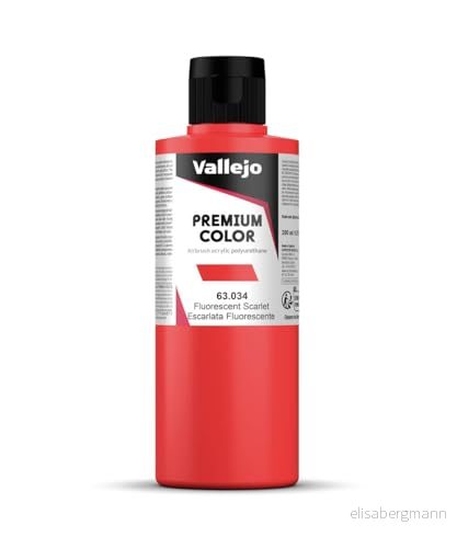 Vallejo 063034 rött, fluorescerande 200 ml 8429551630344
