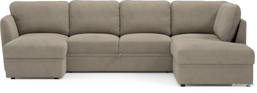 Öland Bäddsoffa med schäslong vänster och divan höger E8kdo Öland Bäddsoffa med schäslong vänster och divan höger E8kdo