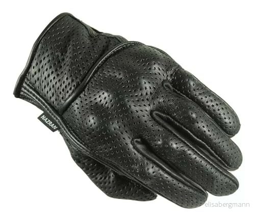 Nazran Diego 2.0 motorcykelhandskar läder svart M 8596505006330