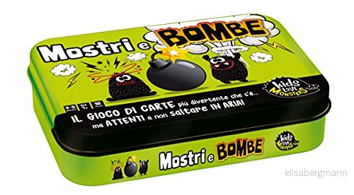 Lisciani Game Kids Love Monsters Monster & Bomber Card Display 12, färg, 89468 8008324089468