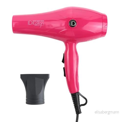 Italian Design HIGH Performance MOTOR: AC LF Aluminum + Copper Motor 3 H Hair Styling Tool, Storlek: One Size, Pink 8432729087192