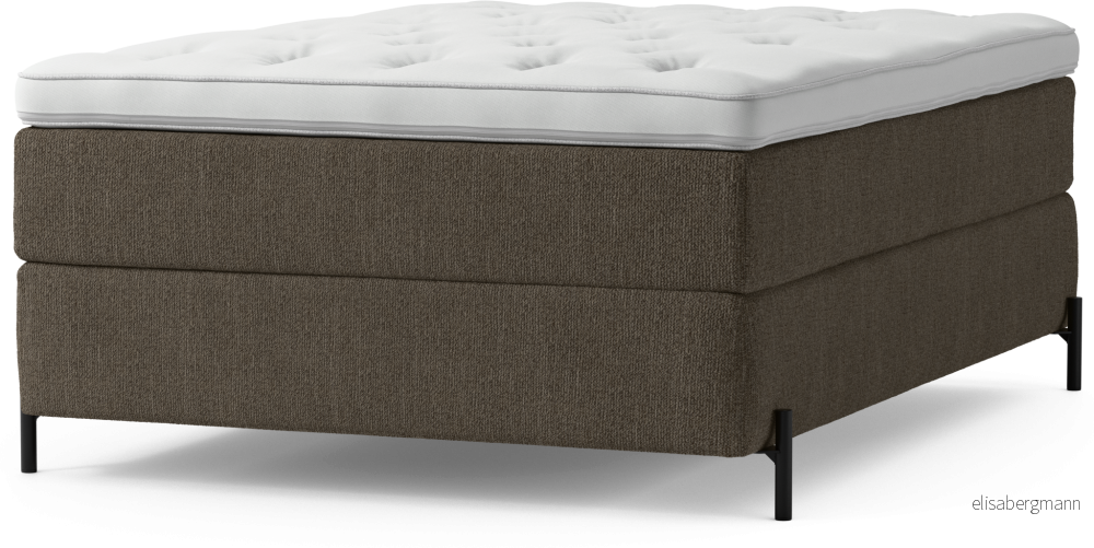 Delux Dream Kontinentalsäng, enkelsäng 140 cm med bäddmadrass och sängben lpRTe
