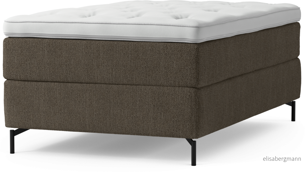 Delux Dream Kontinentalsäng, enkelsäng 120 cm med bäddmadrass och sängben cIUCG