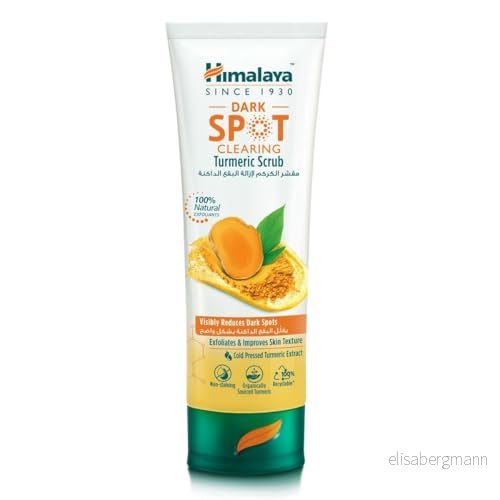 Himalaya Dark Spot Clearing Curcuma Face Scrub, exfolierar och förbättrar hudens struktur, 75 ml 6291107225951