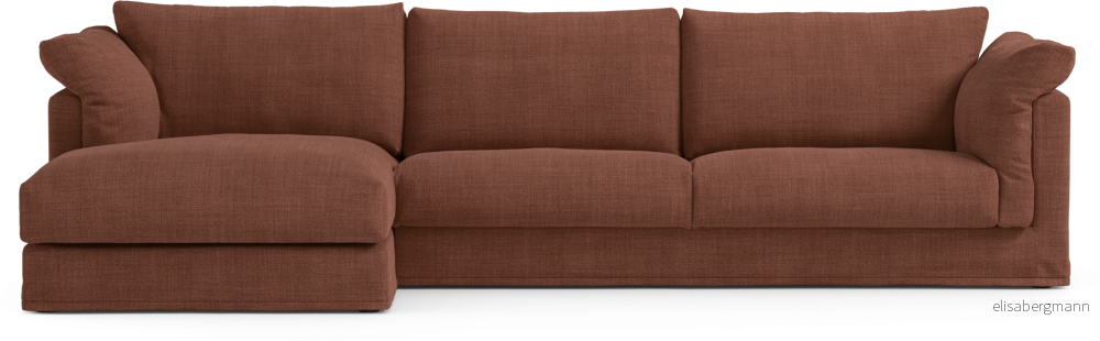 Cherrie 3-sits soffa med schäslong vänster, med kappa KO7LC