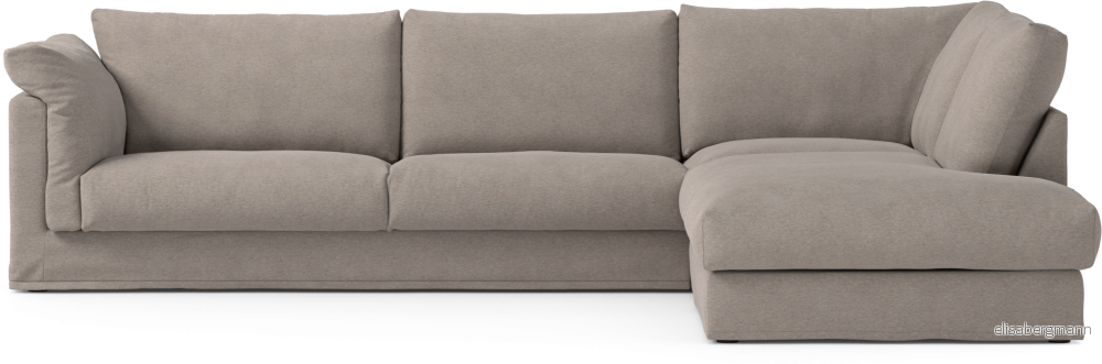 Cherrie 3-sits soffa med divan höger, med kappa NF5ON