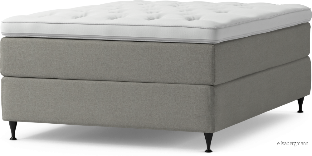 Delux Dream Kontinentalsäng, enkelsäng 140 cm med bäddmadrass och sängben eqQeu