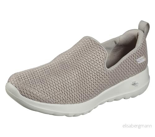 Skechers GOwalk Joy dam Slip On träningsskor Låga sneakers, Beige brungrå, 39.5 EU 191665179078
