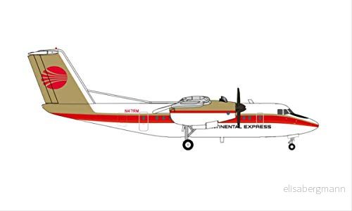 herpa Continental Express De Havilland Canada Dhc 7 n47rm 4013150571180