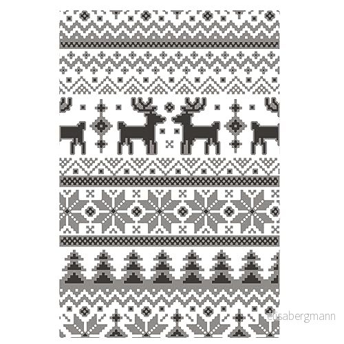 Multi Level Texture Fades Präglingsmapp Holiday Knit av Tim Holtz 630454286011