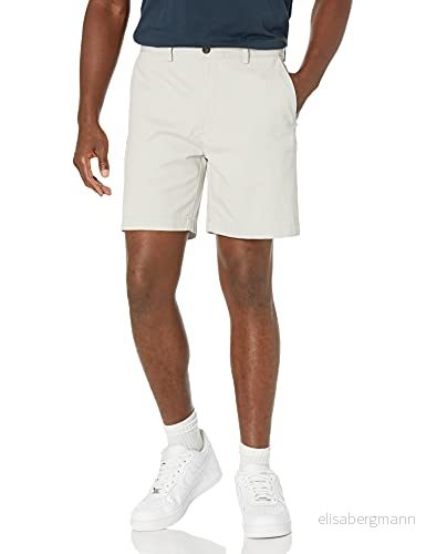 Amazon Essentials herr Classic Fit 7 tum kort, silver, 33 191770904183