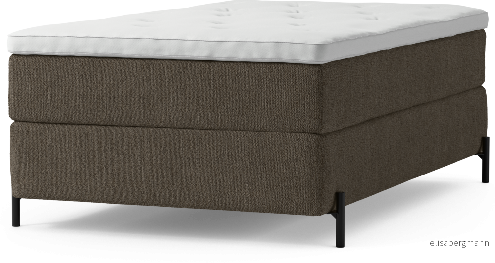Delux Dream Kontinentalsäng, enkelsäng 120 cm med bäddmadrass och sängben B2INF