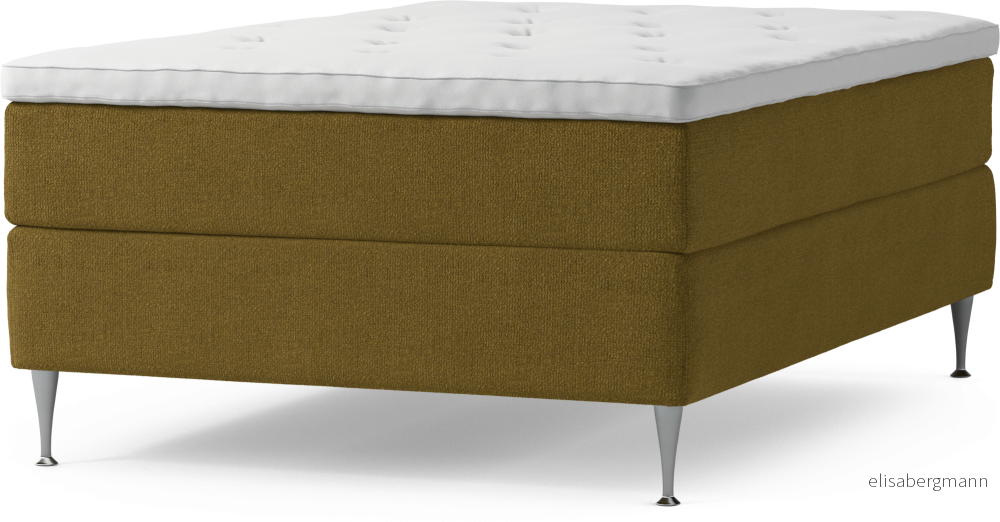 Delux Dream Kontinentalsäng, enkelsäng 140 cm med bäddmadrass och sängben GNBY9