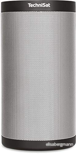 TechniSat Technology MR2 Multiroom högtalare (med ljudstreaming, internetradio, 2 x 10 watt trådlös högtalare, Spotify Connect, UPnP ljudströmning) svart/silver 4019588091603